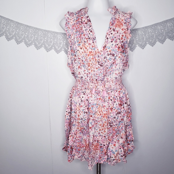 Poupette St Barth Triny mini dress pink murrina size medium NWT - Picture 4 of 11